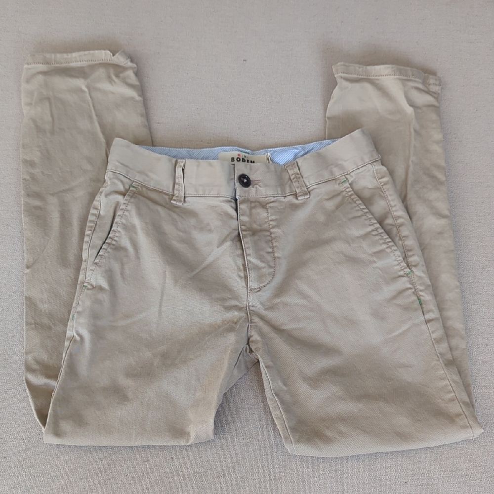 Mini Boden Boys Tan Chinos